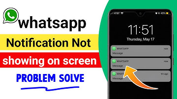 whatsapp notification not showing on home screen problem solve | whatsapp notification on kaise kre