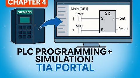 Chapter #4: Set/Reset Logic Using SR Block  Siemens PLC Programming #flipflops