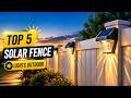 ✅ Best Solar Fence Lights Outdoor 2026 | Top 5 Solar Lights🔍 Buyer’s Guide