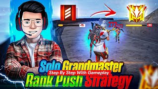 Bronze To Grandmaster ✅ | [Step - By - Step] 🔥 Solo Rank Push Strategy 🤯 | Utkarsh FF