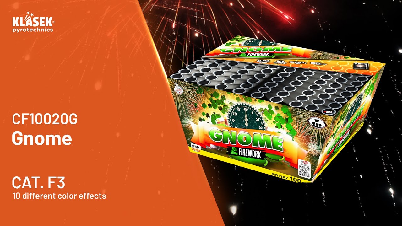 CF10020G Gnome | Klasek pyrotechnics - YouTube