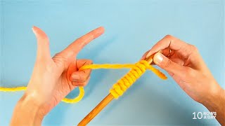 Eastern Russian Knitting - How To Hold Yarn And Knit