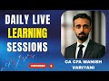 Live Learning on Stock Market with CA Manish | Intraday Stock | Nifty | Sensex | Crypto | BTC | ETH