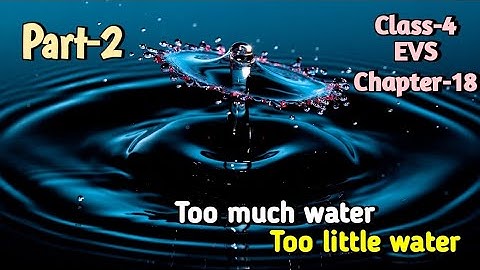 Too much water too little water Class 4 EVS Chapter‐18(Part-2)with question answer @NCERTTHEMIND