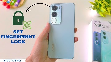 Vivo Y29 5G Vingerafdrukvergrendeling | Vingerafdrukvergrendelingsinstellingen