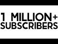 1 Million Subscribers! (Face Reveal)