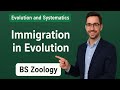 Immigration in Evolution | Evolution and Systematics | BS Zoology 