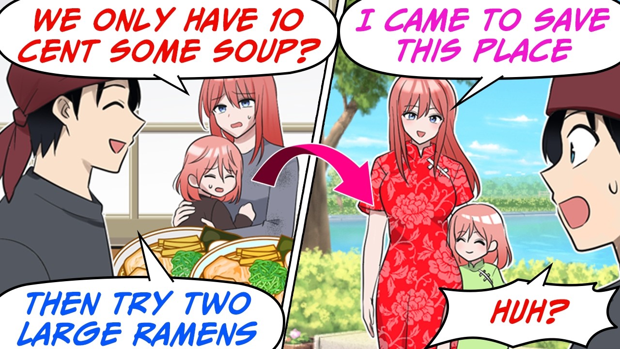 A Starving Mom Asked for Soup! So, I Gave Her a Full Meal and Years Later... [RomCom Manga Dub]
