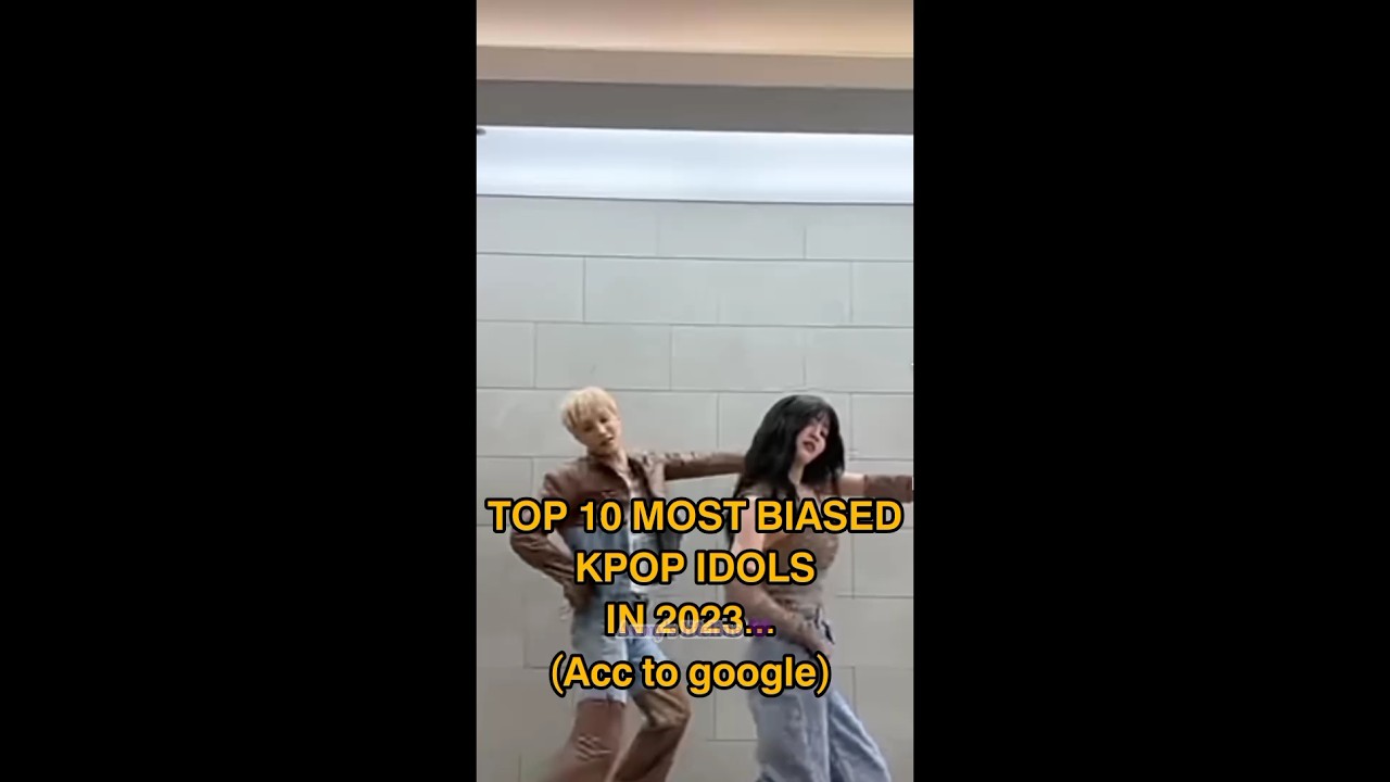 Top 10 most biased kpop idols in 2023 (acc to google) ✨