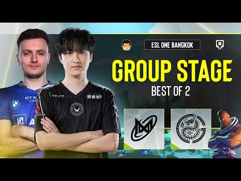 Full Game: Nigma Galaxy vs Gaozu (BO2) - Game 2 | ESL One Bangkok Groupstage