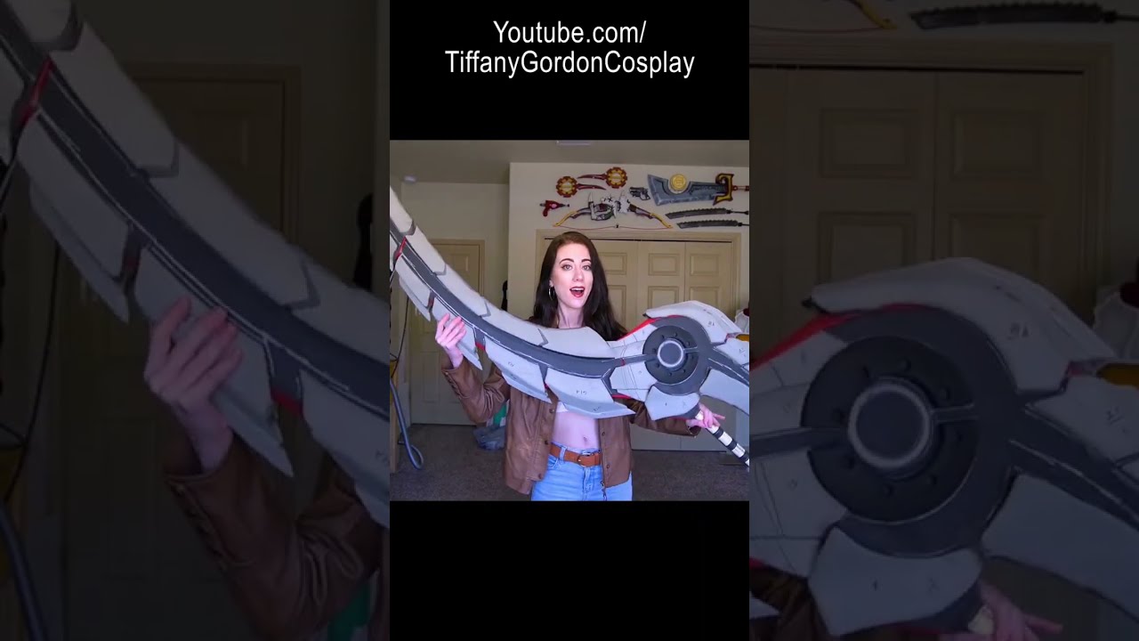 How I made my Almudron Blade Weapon from Monster Hunter Rise! #cosplay #monsterhunter #diy