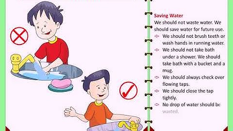 Class 3 EVS Chapter 17 Save Water