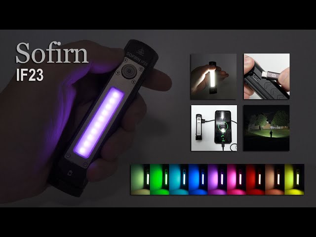 Torcia LED Sofirn IF23 4000 Lumen - Ricaricabile USB-C, Multicolore Per Outdoor - Foto 4