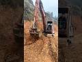 Máy Xúc Đào Đất Làm Đường #excavator #mayxuc #ningningtv