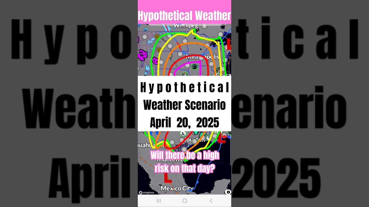 HYPOTHETICAL WEATHER OUTLOOK FOR APRIL 20, 2025