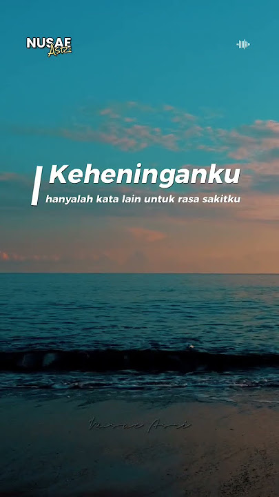 Diam untuk rasa sakit #quotes