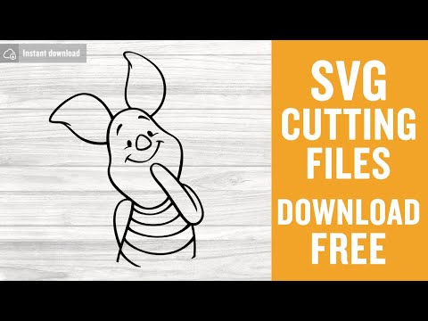 Disney Piglet Free Svg Cutting Files for Cricut Silhouette Free Download