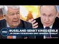 PUTINS KRIEG: Paukenschlag! Moskau knickt ein! Kreml senkt Ziele im Krieg gegen Ukraine