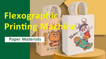 Paper Printer Is Use Stack Type Flexo Printing Machine To Print Wide Range Of Paper Materials