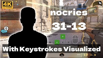 nocries POV with Keystrokes Visualized | 31-13  rt:2.14 (Ep.7)