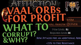 Poe 3.23 Use Your Vaal Orbs For More Profit While Inside Your Maps A Good Habit