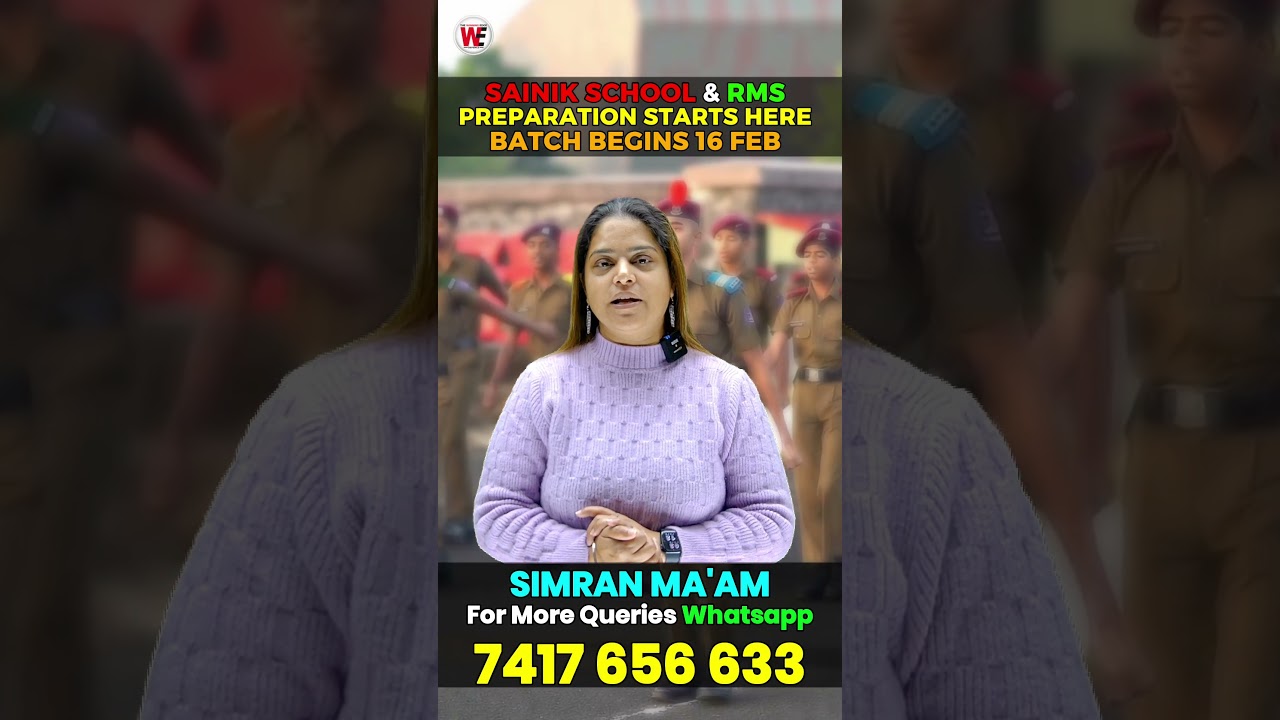 RMS 2026 & Sainik School 2027 Batch: New Changes Revealed | Class 6/9 Online Coaching Starts 16 Feb