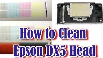 How to clean Epson  Dx 5 Head || Thunder Jet|| Data mismatched with fire || Error print 4 | 20020004