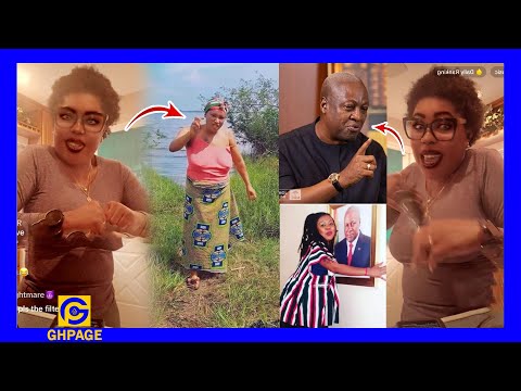 Afia Schwar Replies The Woman who went to Togo to Cʊrsɛ her over Mahama