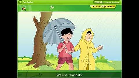 Class - 1 (EVS) Ch - 7 (Our Clothes) Reading