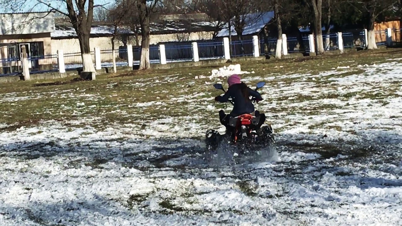 Квадропончики от Вики на MOTAX ATV T-Rex-7 125 сс