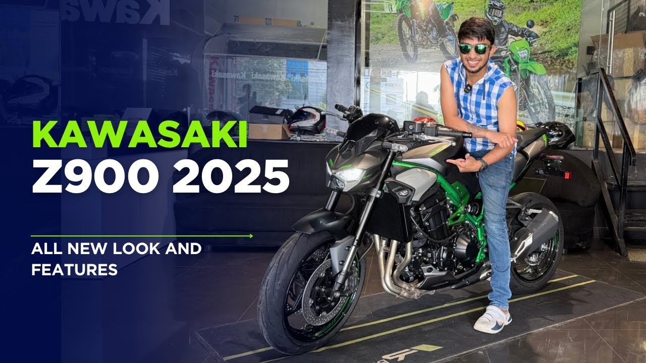 KAWASAKI Z900 2025 WITH NEW LOOK AND FEATURES WALKAROUND VIDEO IN MALAYALAM |
