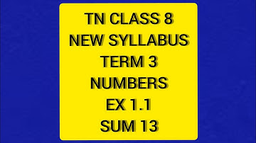 TN Class 8 Maths New Syllabus Numbers Ex 1.1 Sum 13