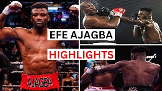 Efe Ajagba (13 KO's) Highlights \& Knockouts