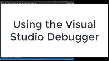 Debugging C++ with Visual Studio 2017
