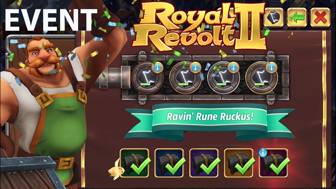 Royal Revolt 2 | Ravin' Rune Ruckus! Event | RR2 GURUJI