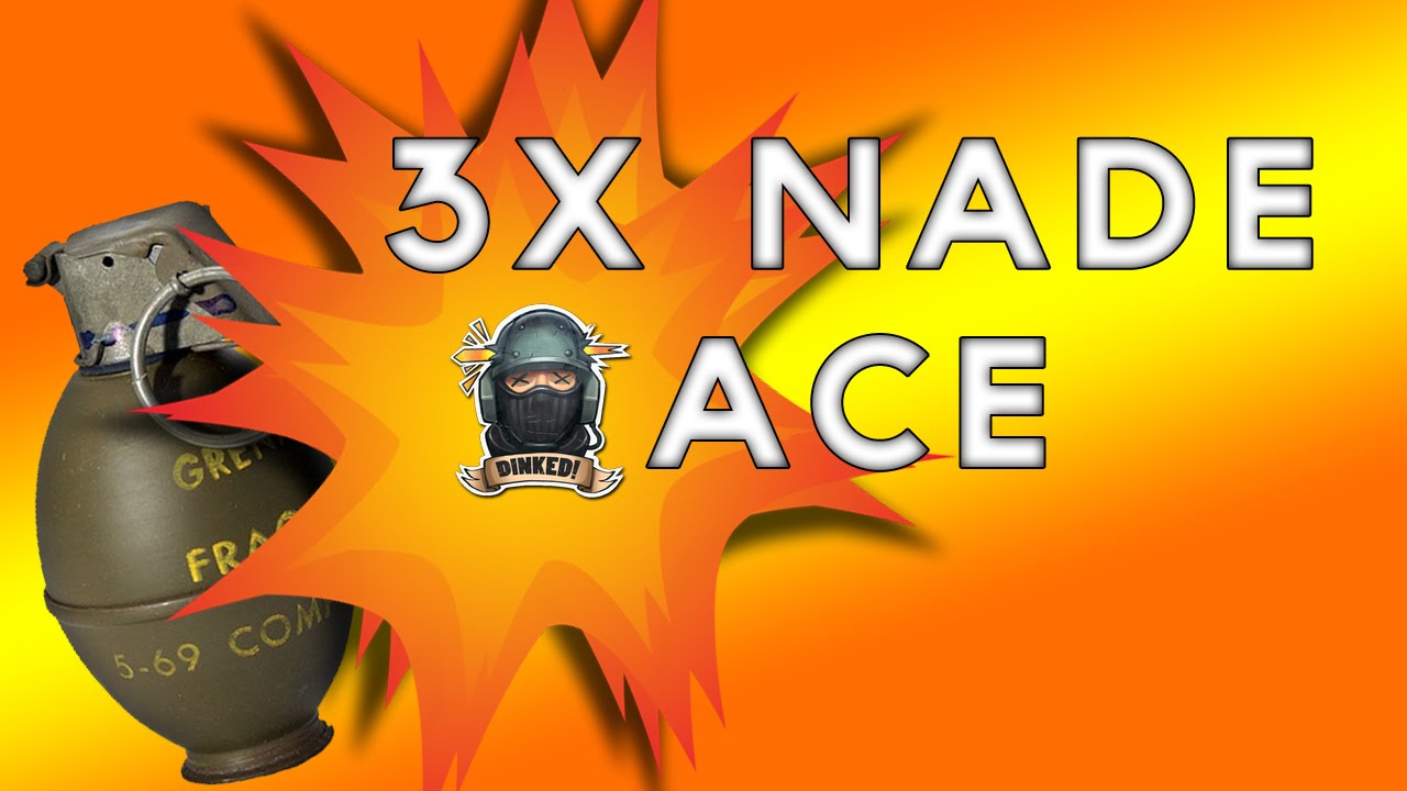 CS:GO Triple Nade ACE! - YouTube