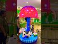 A horse, a cow, and a funny car walk into a carousel... and chaos begins! 🎠🐴🐄🚗 #carousel #cute