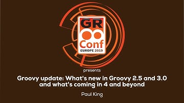 Groovy update: What