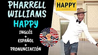 Pharrell Williams - Happy (Lyrics-Subtitulada) Inglés Español Pronunciación