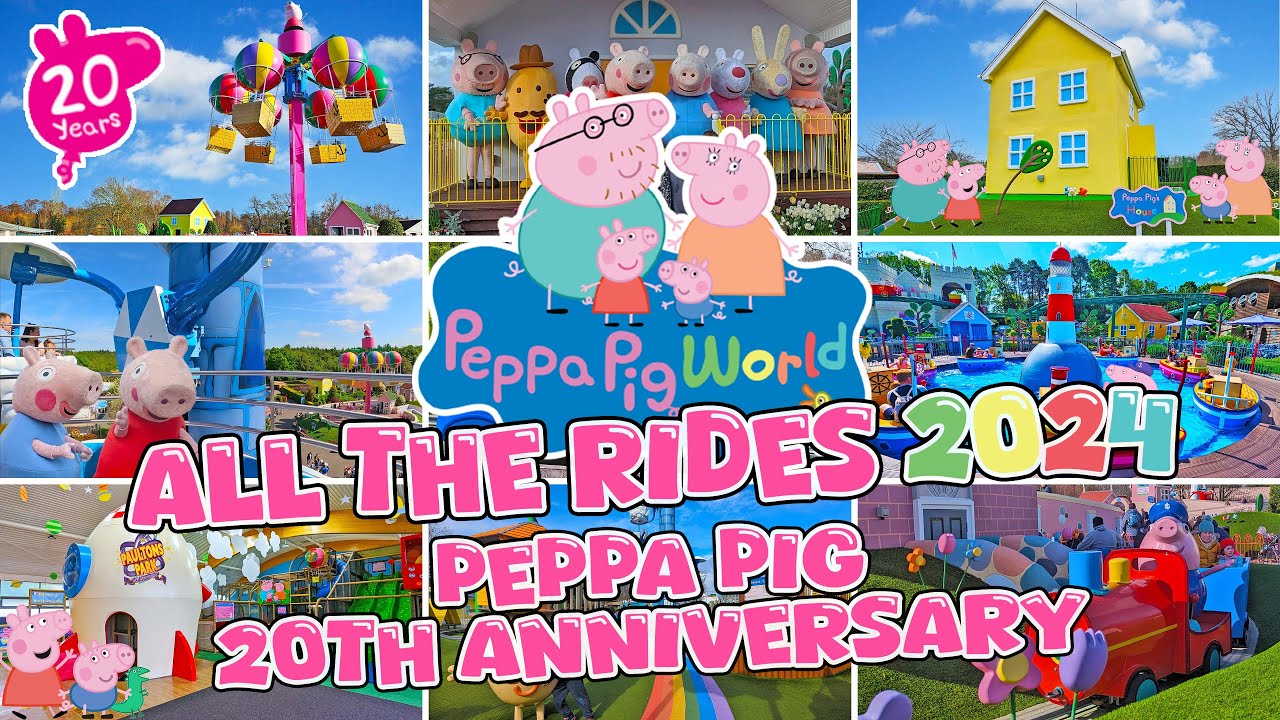 Peppa Pig World: All the Rides | 20th Anniversary Special (May 2024) [4K]