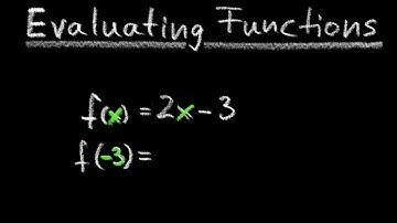 Evaluating Functions, 4 Examples