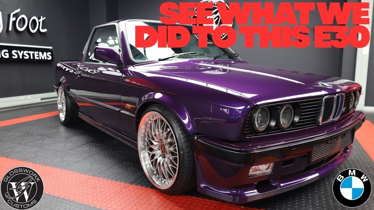 BMW E30 ボディパーツ パープル/ブラック 1993 BMW 316i Touring Design Edition | The Studio