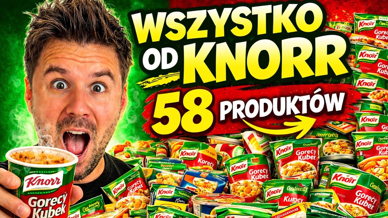 NAJGORSZE i NAJLEPSZE dania od KNORR?! - sprawdziłem WSZYSTKO