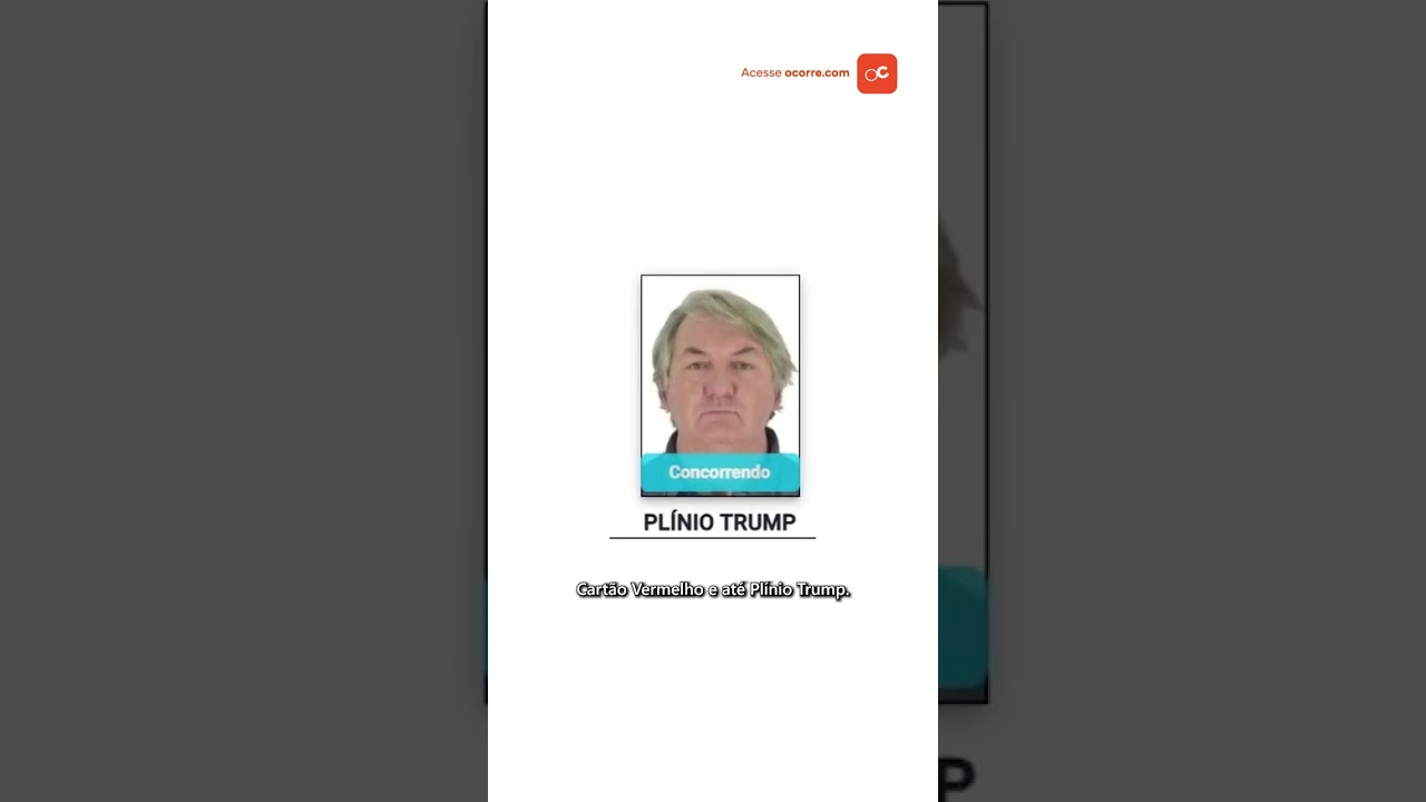 ELEIÇÕES 2026 têm CANDIDATOS chamados Bad Boy, Faca na Bota e até Plínio Trump