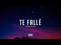 Te Falle - Pista De Trap Romantico Lento x Piano Triste | Instrumental