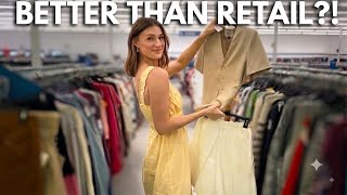 Curating an Elegant $35 Goodwill Wardrobe