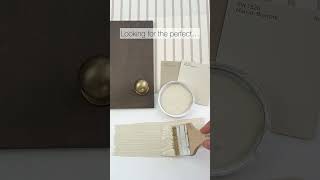 Maison Blanche by Sherwin Williams is a warm creamy off-white paint color. #paintcolor