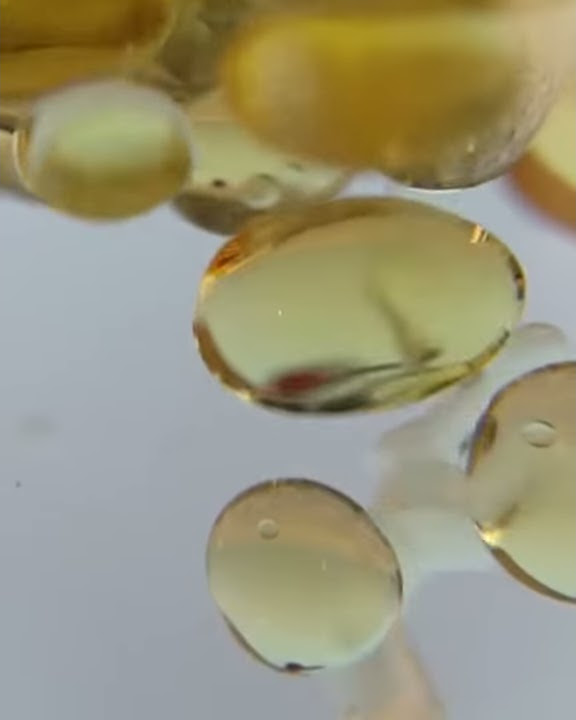 Amazing slow motion of oil and water