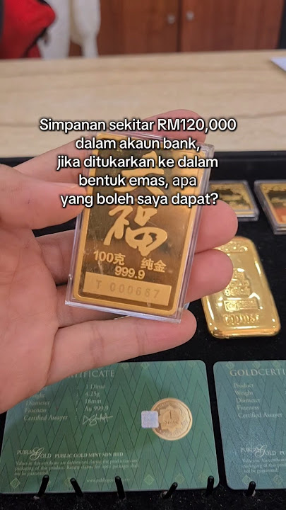 Kalau ada duit di bank sekitar RM120,000 dan tak nak rugi , boleh cuba cara ini #jomsimpanemas