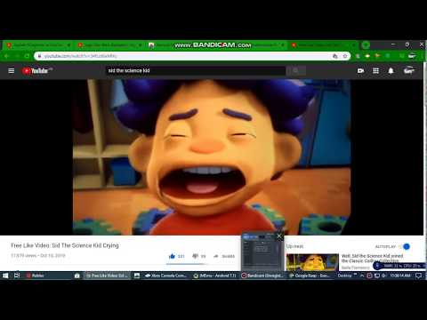 Free Like Video: Sid The Science Kid Crying